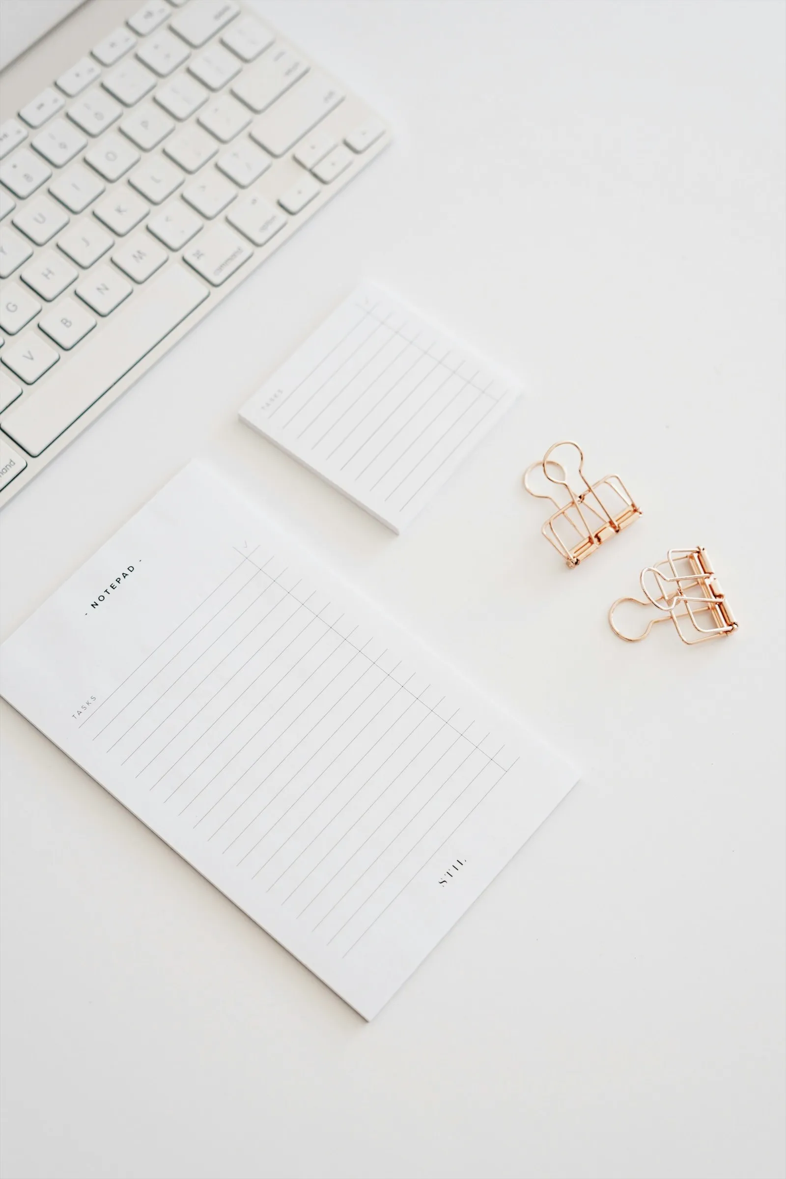 Documents clipped together on a desk Documents clipped together on a desk