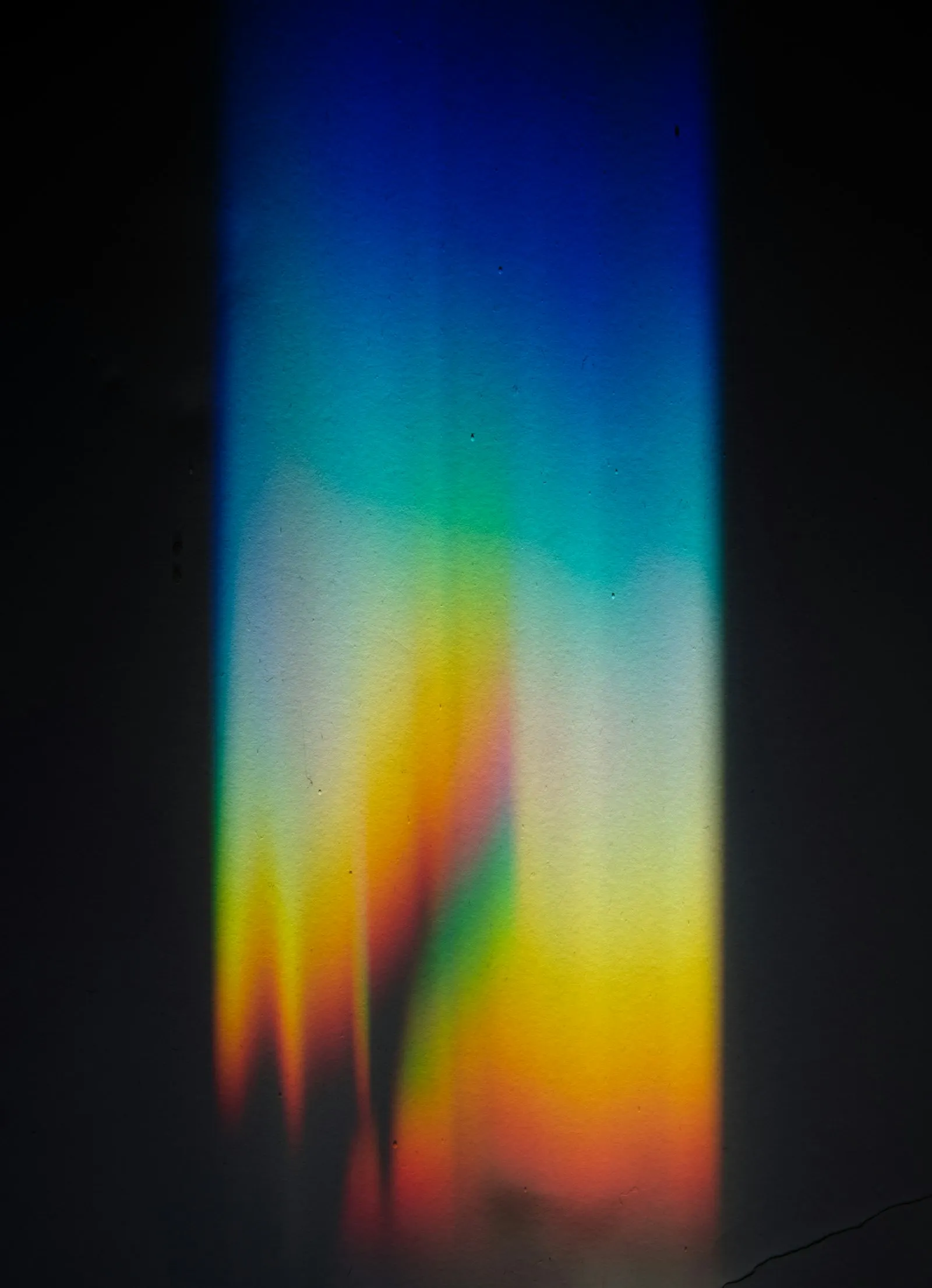 Light split through a prism Light split through a prism