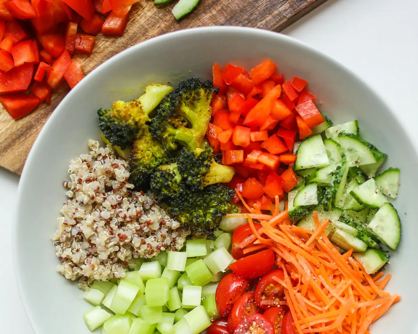A nourishing meal laid out A nourishing meal laid out