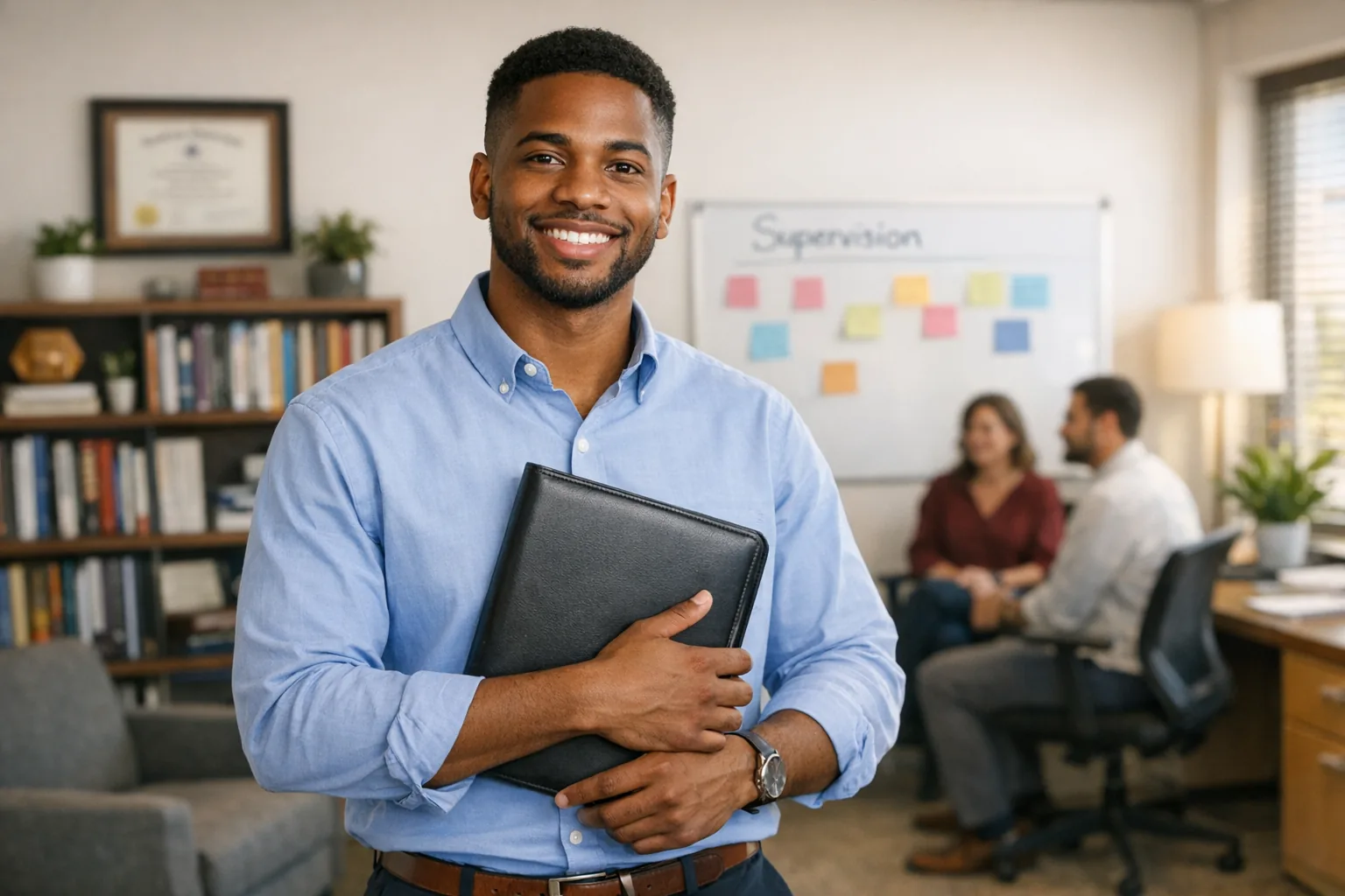 Professional Black male graduate counseling student and LPC-Associate candidate preparing for licensure in Texas Professional Black male graduate counseling student and LPC-Associate candidate preparing for licensure in Texas